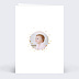 Menu baptême Golden Dots Verso