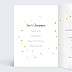 Menu Baptême Golden Dots