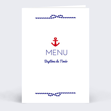 Menu Baptme Marin