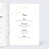 Menu Baptême Golden Dots