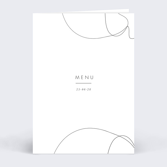 Menu mariage Affection