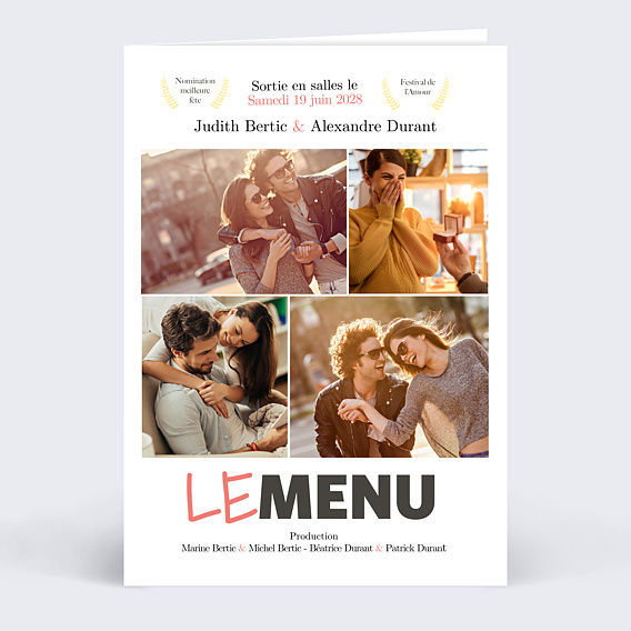 Menu Mariage Affiche de Film