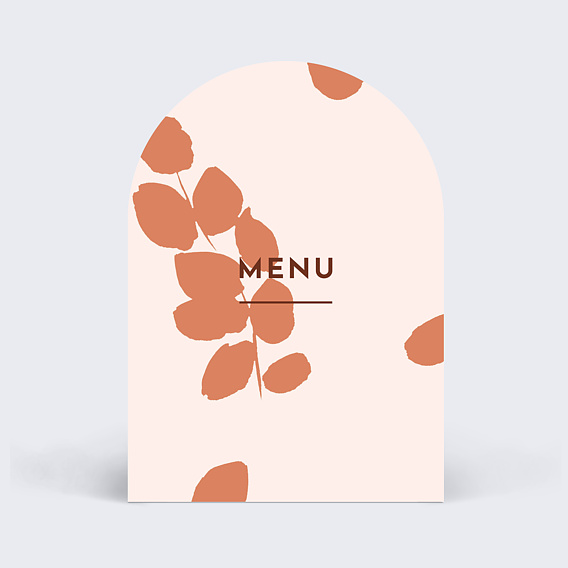 Menu mariage Aurora