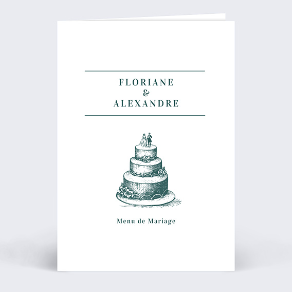 Menu mariage Badinage