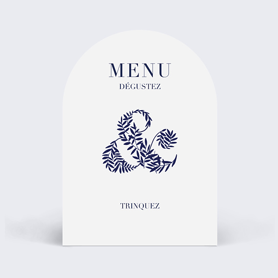 Menu mariage Esperluette