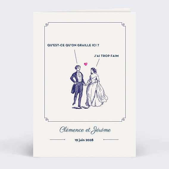 Menu mariage Hirondelle d'Amour