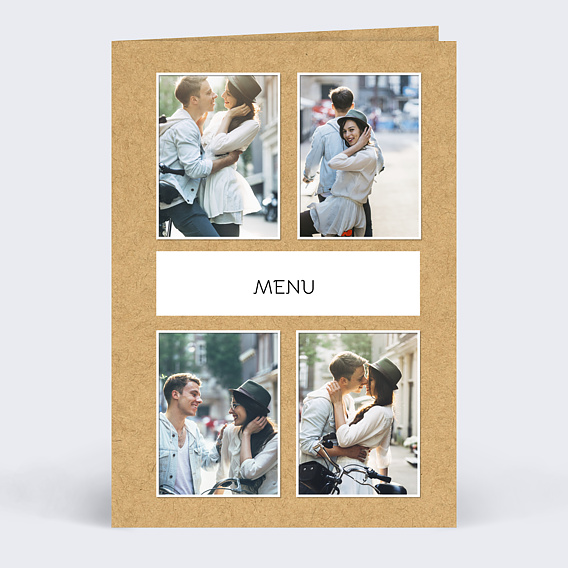 Menu mariage Lune de Miel