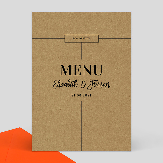 Menu Mariage Modernkraft