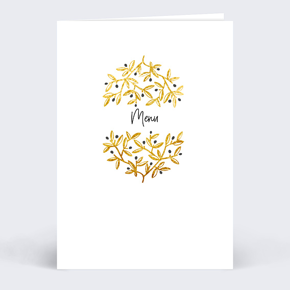 Menu mariage Oliviers