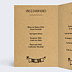 Menu mariage Petit Carnet Intérieur Gauche