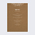 Menu Mariage Menu Dentelle Poster