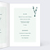 Menu mariage Badinage Intérieur Droit