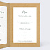 Menu mariage Bucolique Intérieur Droit
