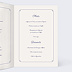 Menu mariage Hirondelle d'Amour Intérieur Droit