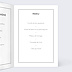 Menu mariage Lettres Chic Intérieur Droit