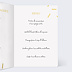 Menu mariage Paillettes chic Intérieur Droit