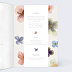 Menu mariage Profusion aqurelle Intérieur Droit