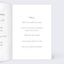 Menu mariage Puzzle Intérieur Droit