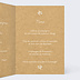 Menu mariage Timeline Dentelle Intérieur Droit