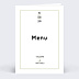 Menu Mariage Graphique