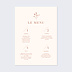 Menu Mariage Menu Poster Botanica