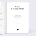 Menu Mariage Fait main