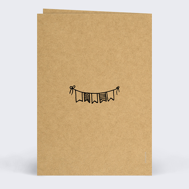Menu Mariage Petit Carnet Verso