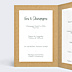 Menu Mariage Bucolique