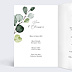Menu Mariage Cadre Eucalyptus