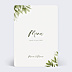 Menu Mariage Lauriers Suspendus