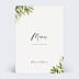 Menu mariage Lauriers Suspendus