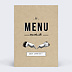 Menu mariage Vintage Ludique