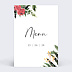 Menu mariage Wild Flowers Recto
