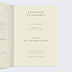 Menu Mariage Bloom floral