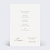 Menu mariage Lauriers Suspendus Verso