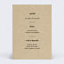 Menu mariage Vintage Ludique Verso