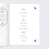 Menu mariage Azulejos Intérieur Droit