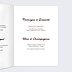 Menu mariage Jardin botanique Intérieur Droit
