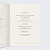 Menu mariage Notre essentiel Intérieur Droit