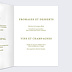 Menu mariage Table de fête Intérieur Droit