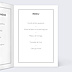 Menu Mariage Lettres Chic