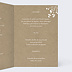 Menu mariage Bouquet Champêtre Intérieur Droit