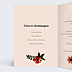 Menu Mariage Anémone