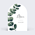 Menu Mariage Branche d'Eucalyptus