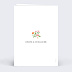 Menu mariage Couronne Champêtre Aquarelle Verso
