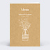 Menu mariage Menu Fleurs des Champs