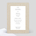 Menu mariage Voyage Vintage Verso