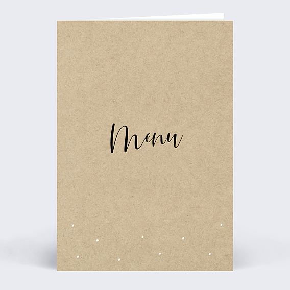 Menu mariage Arbre