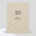 Menu mariage Voyage Vintage