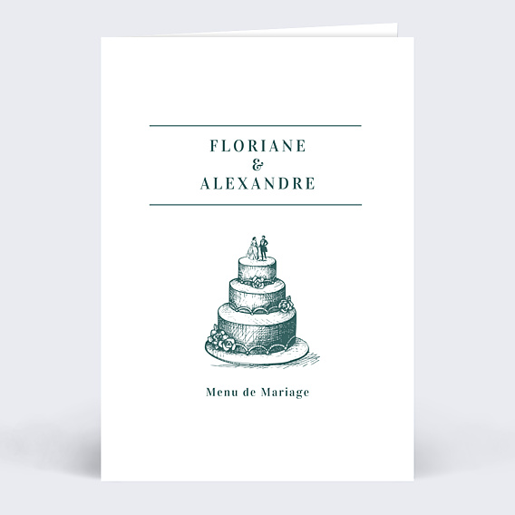 Menu mariage Badinage